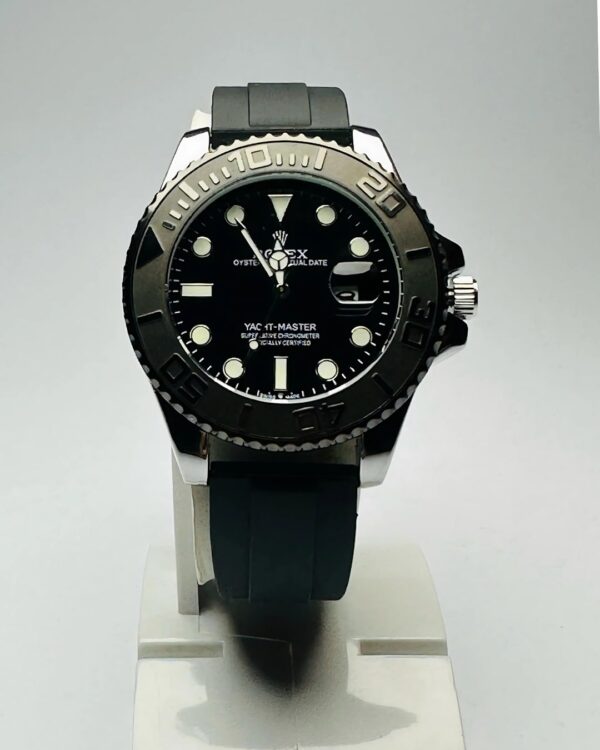 Yacht Master Strap Watch (Black)