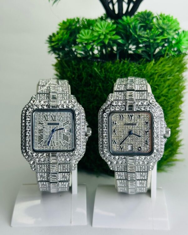 Luxury Diamond-Studded Wristwatches